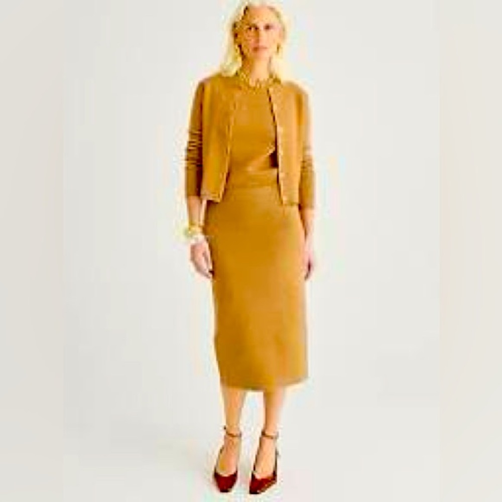 J crew sweater knit tube skirt small NWT